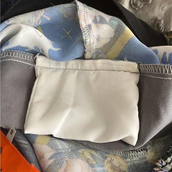 CLOVER CANYON UNICORN & FLORAL PRINT LONG SLEEVE BLOUSE SLIGHTLY SHEER SZ S - Picture 11 of 13